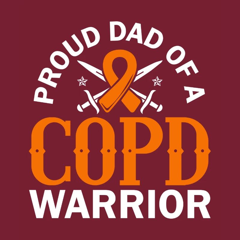 Stolzer Vater Eines Copd-kriegers Chronische