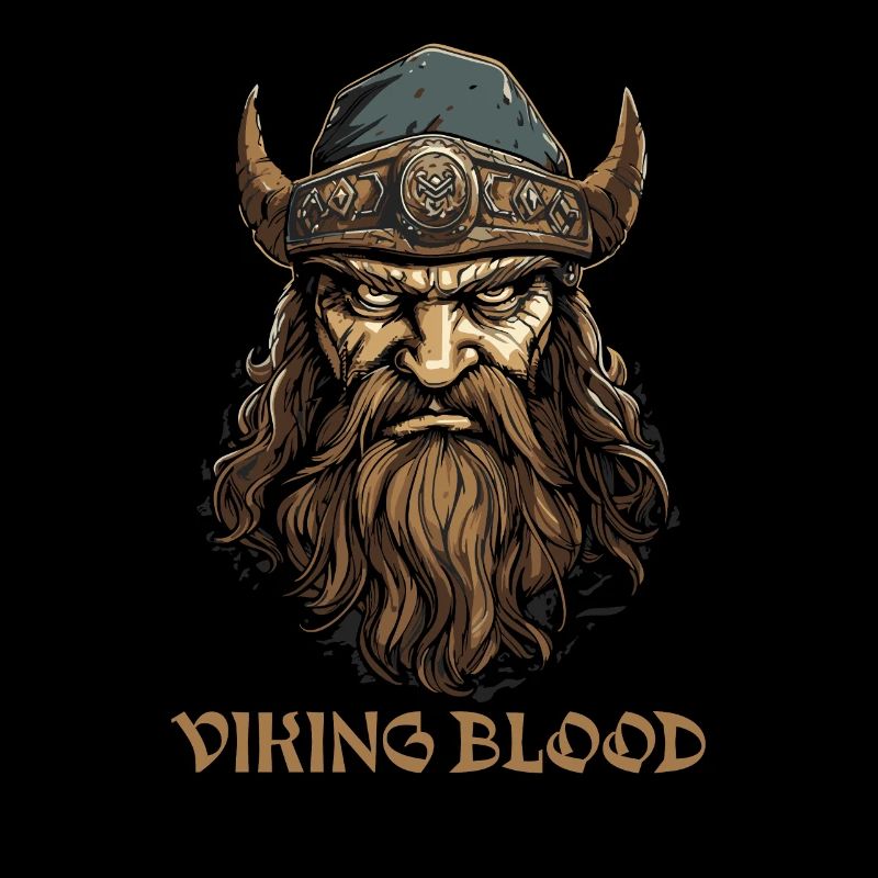 Wikingerkrieger mit Wikingerblut