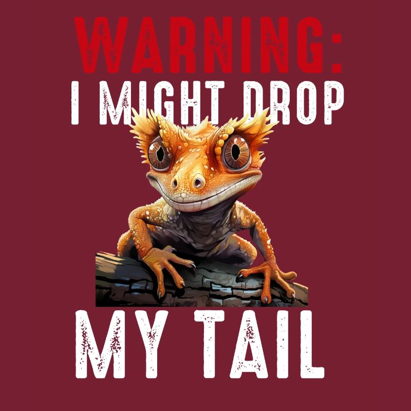 Crested Gecko Men Women Lizard Eyelash Gecko