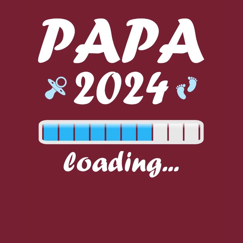 Papa 2024 Loading Vaterschaft Vater Werden Dad