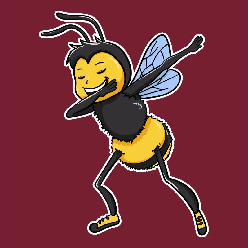 Bee Bees Dabbing Dance Funny Honey Gift