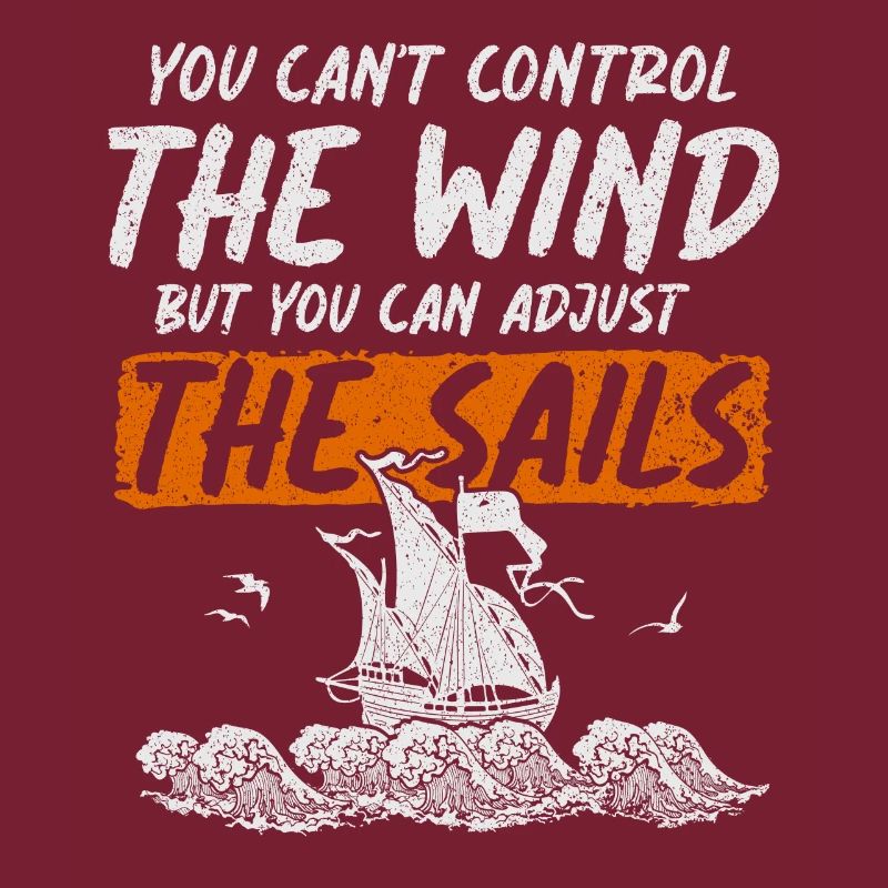 You Cant Control The Wind Segeln Boot