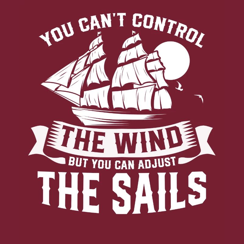 You Cant Control The Wind Sailing Boat