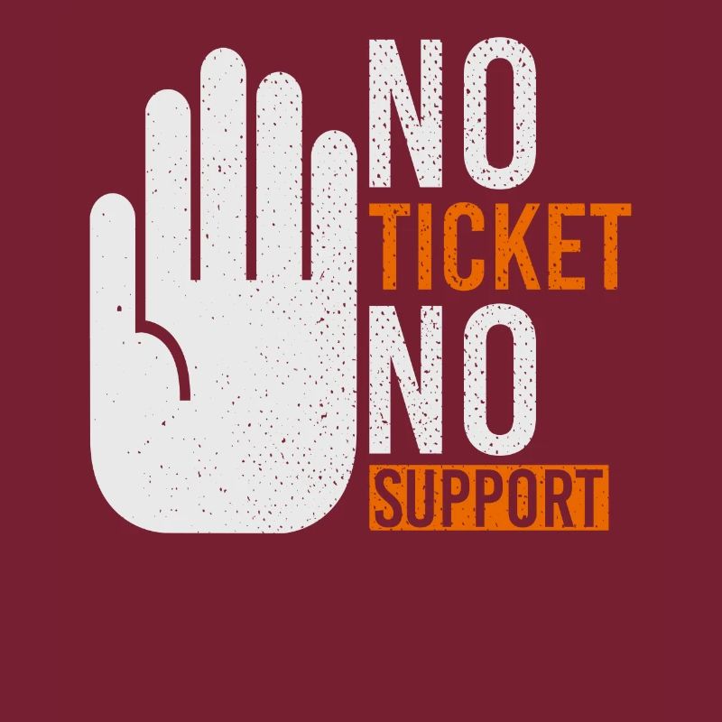 No Ticket No Support Veranstaltung Ereignis Helfen