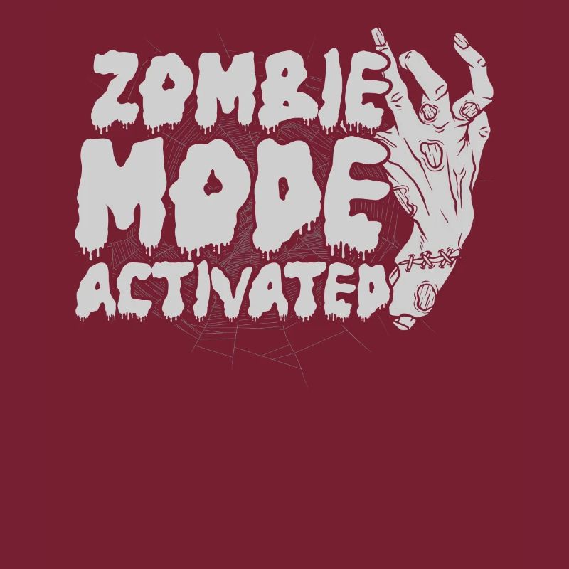 Zombie Mode Activated Halloween Grußel