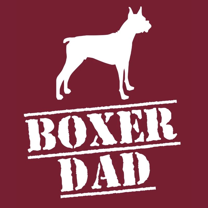 Boxer papa design blanc