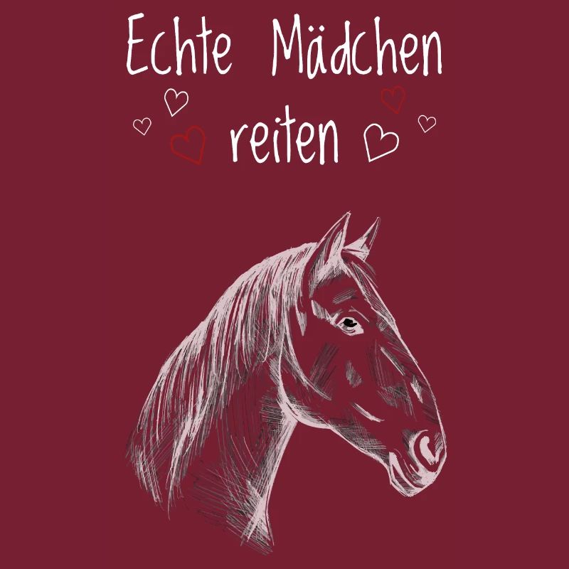 Echte Mädchen reiten. Pferd Pferdemädchen
