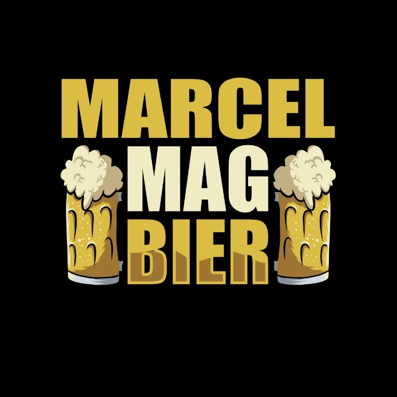 Marcel mag Bier Name Geburtstag