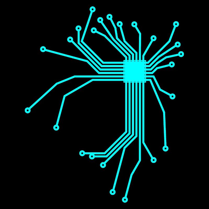 Platine Cpu Technik Muster Design Shirt Geschenk