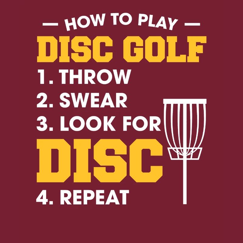 Discgolf Spieler T-Shirt Geschenk Disk Golf