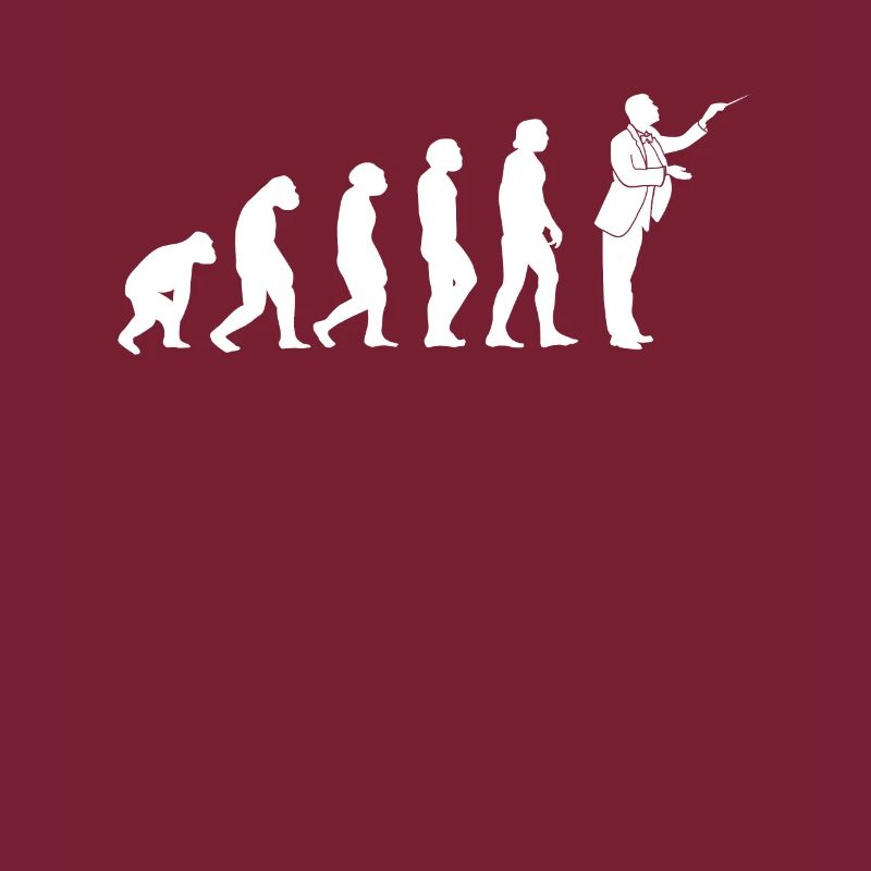 Evolution Dirigent T-Shirt Geschenk