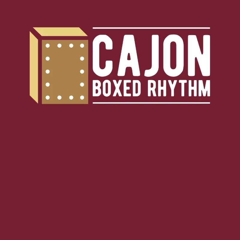 Cajon Boxed Rythm Shirt Geschenk