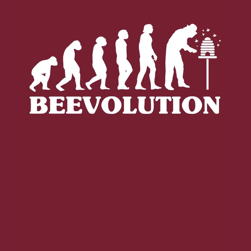 Beevolution Shirt Geschenk Imker Evolution