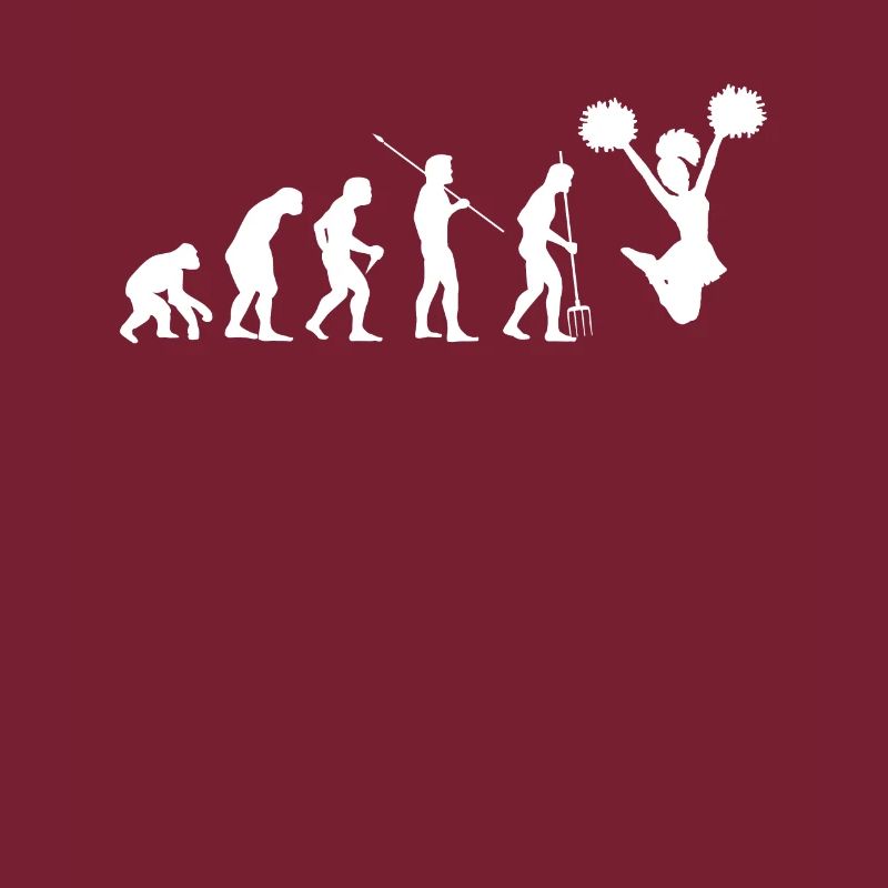 Evolution Cheerleader Shirt Geschenk