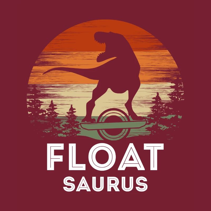 Float Saurus Shirt Geschenk Onewheel