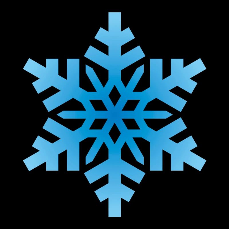 Light blue snowflake