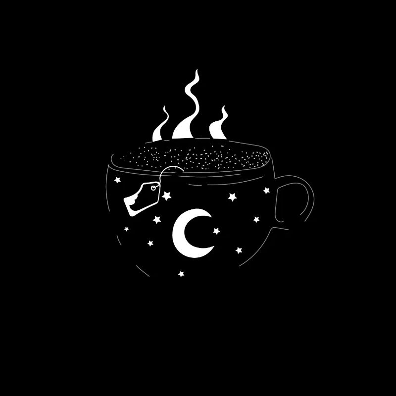 Mug with tea, herbs, witch mug, Halloween