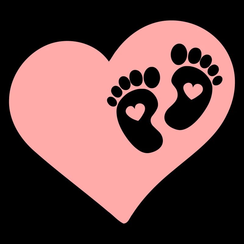 Bébé Pieds Coeur Bébé Grossesse Naissance