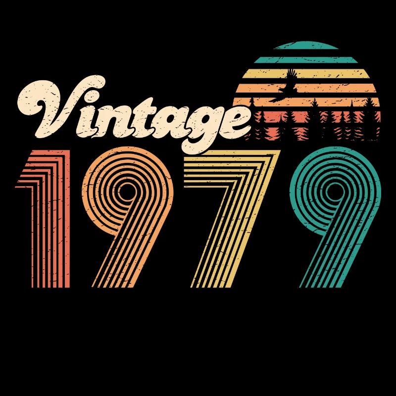 Vintage 1979 40. Geburtstag Vierzig Jahre Geschenk