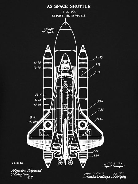 Space Shuttle-Bauplan