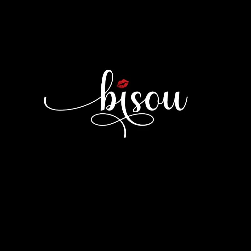 Bisous Kuss Trendy Chic Relax Angesagt Statement
