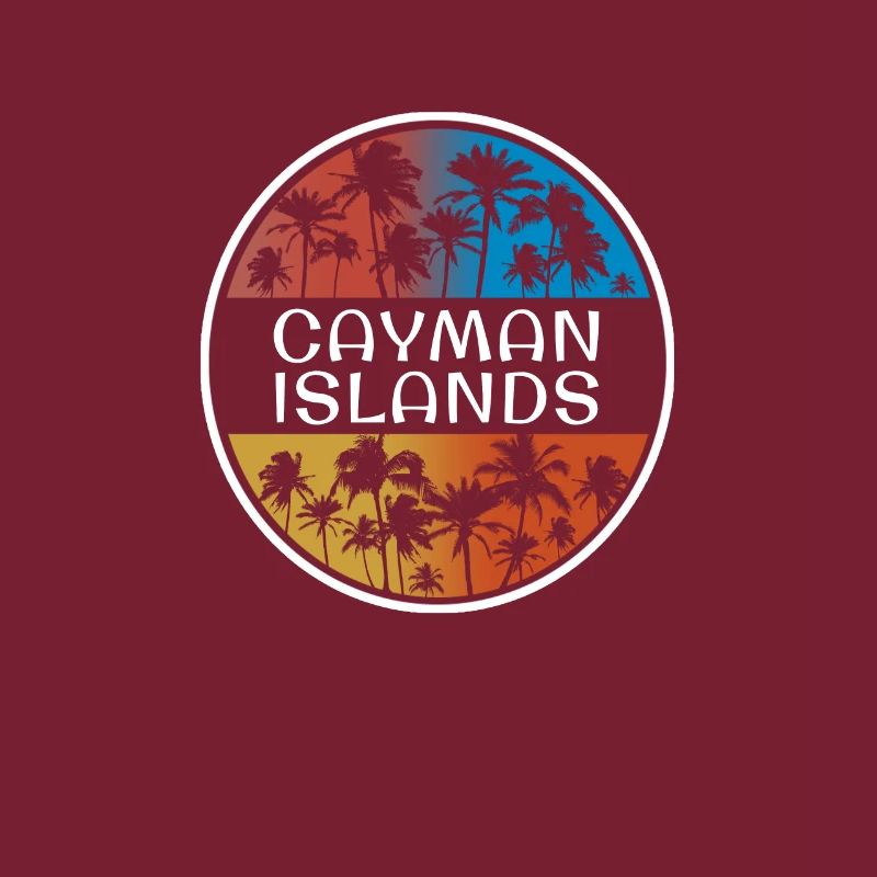 Îles Caïmans Élégant Vacances Souvenir Palmier