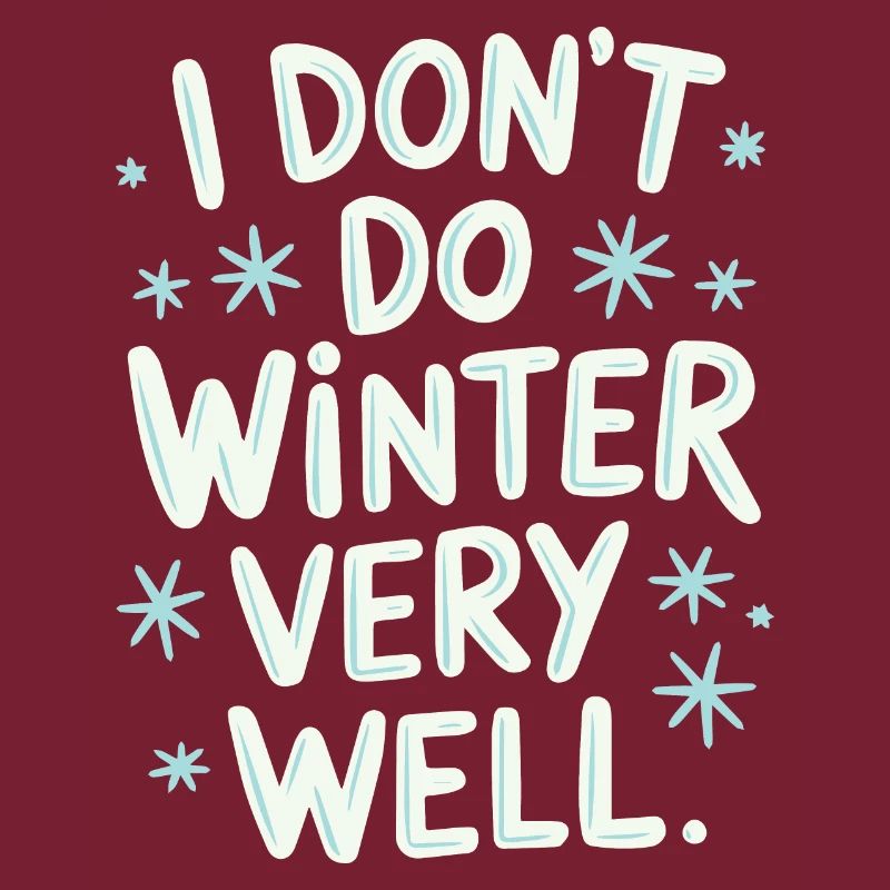 Wintermuffel Spruch Lustig Schneeflocken Botschaft