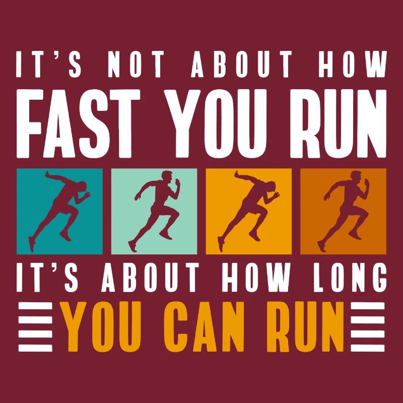 Marathonläufer Sprinter