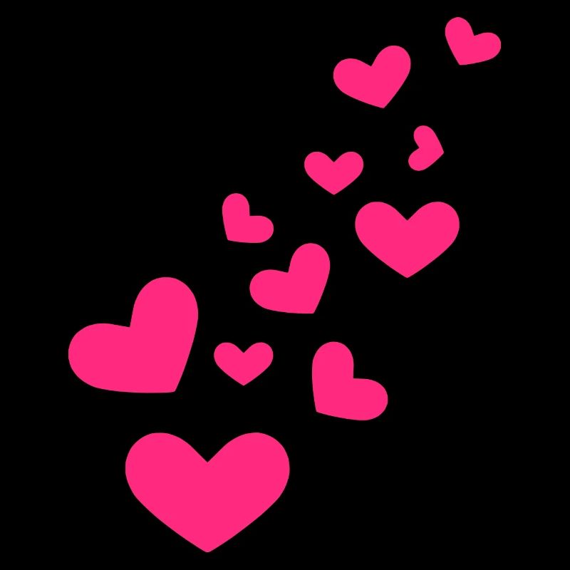 Herzchen Herz Muster Rosa Liebe Geschenk