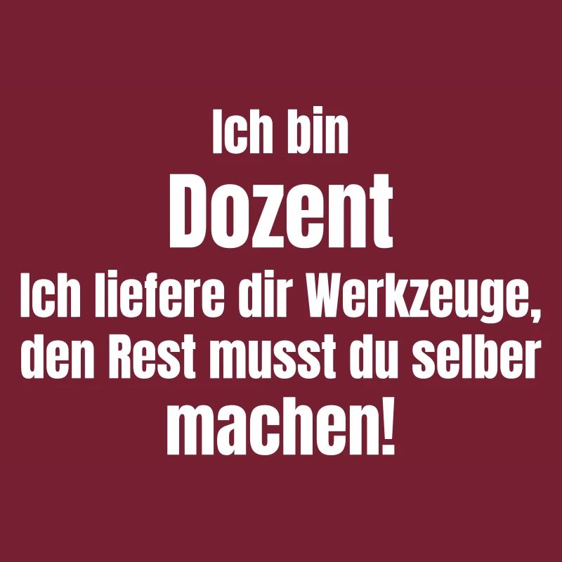 Dozent Schule oder Universität