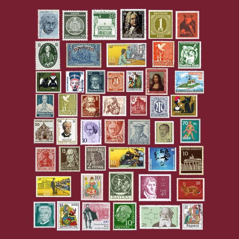 Conception de timbres-poste