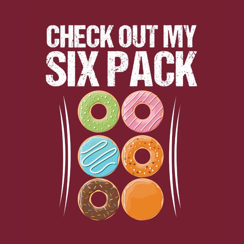 Regardez mon cadeau de logo pack de six beignets
