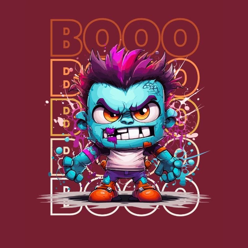 Chibi Bolt & Booo! Cousu géant Tee !