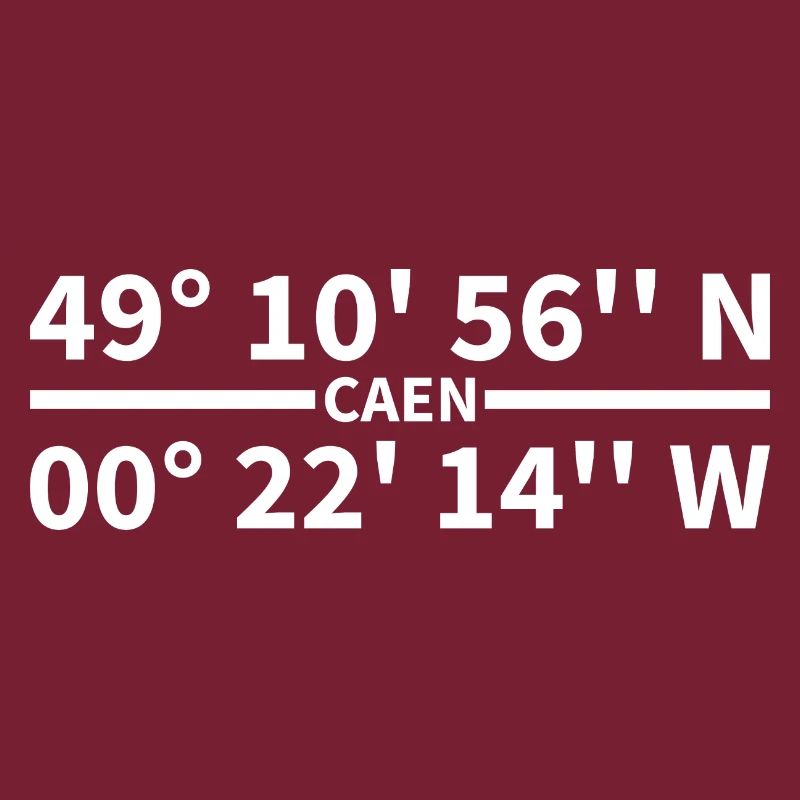 Caen coordinates