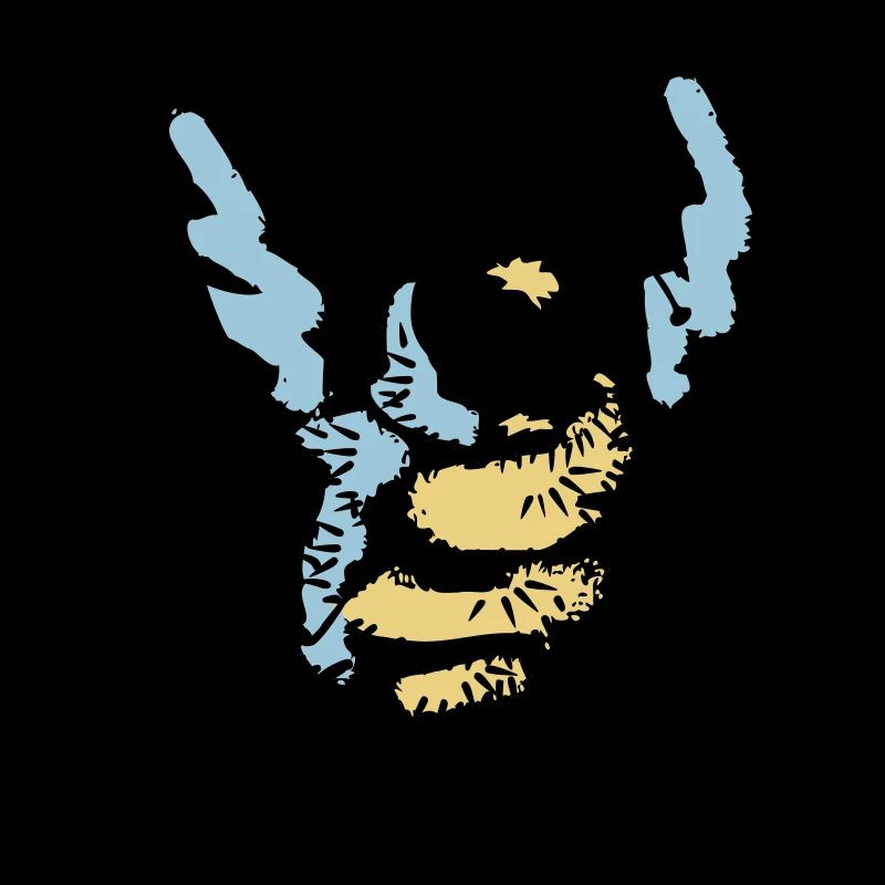 Happy bee - vector graphic design