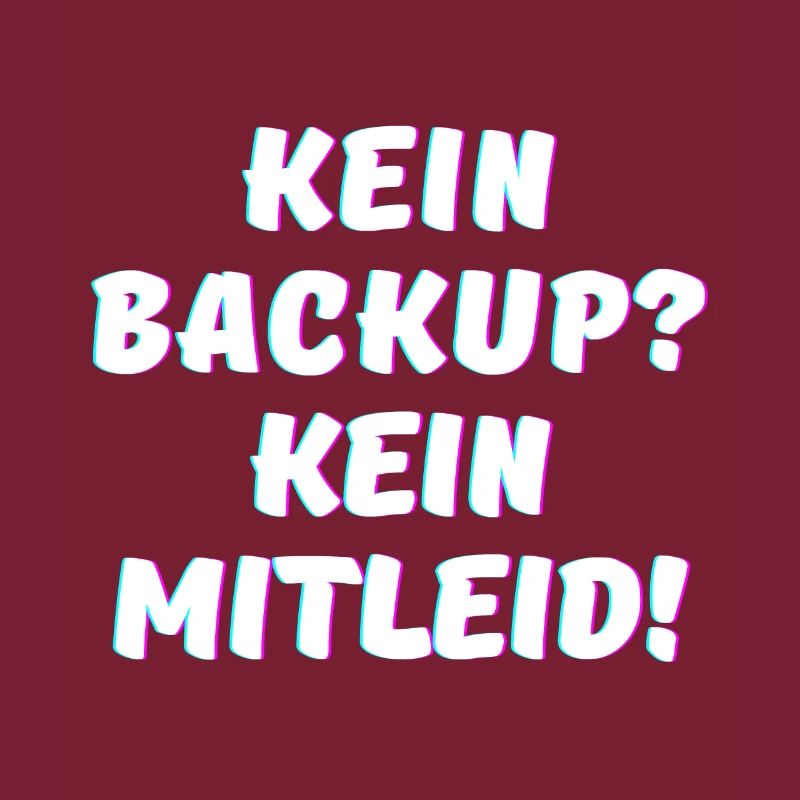 Kein Backup, kein Mitleid - IT Funny Programmierer