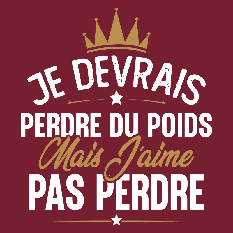 Je devrais perdre du poids mais j'aime pas perdre