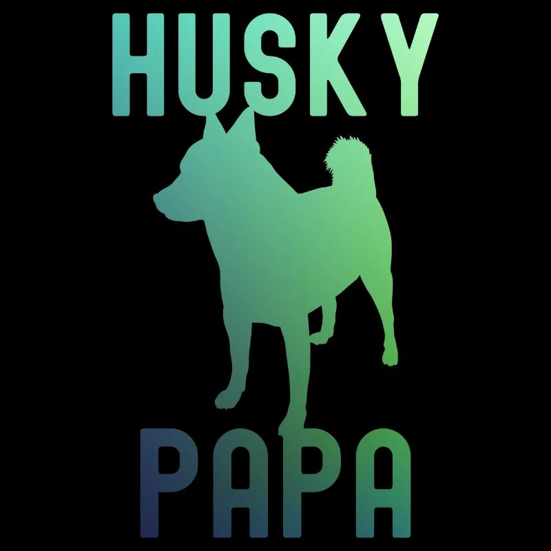 Husky Dad - Dog Design