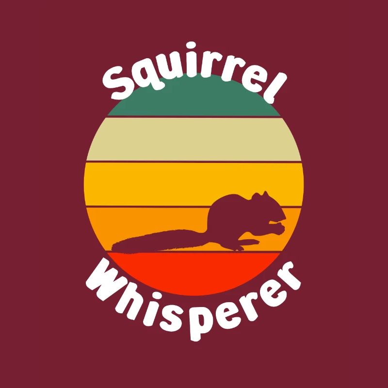 Lustiges Eichhörnchen Flüsterer