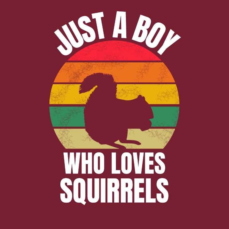 Retro Junge Eichhörnchen