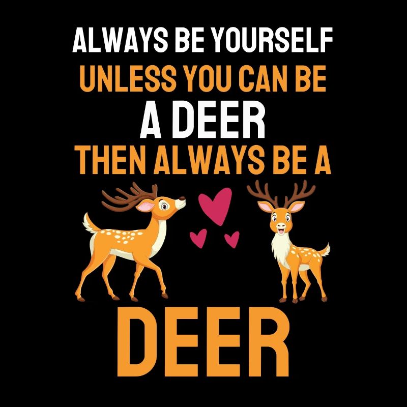 Forest Dwellers Red Deer Gift Funny Deer