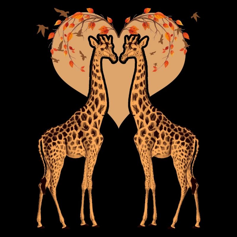 Giraffen-Liebe