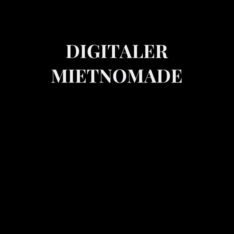 Digitaler Mietnomade und digitale Mietnomadin