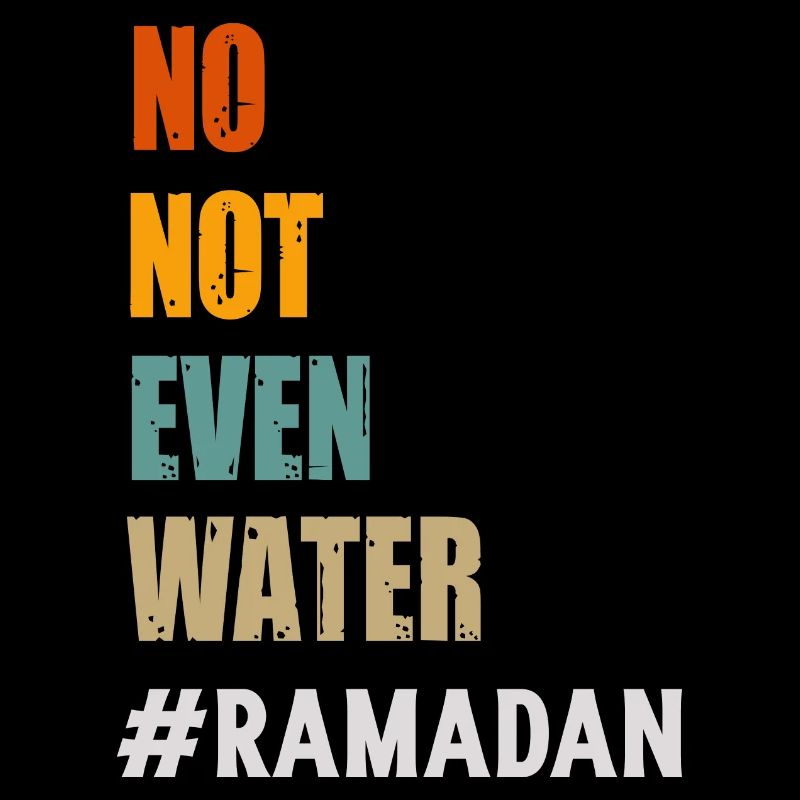 RAMADAN, pas même pas d’eau,