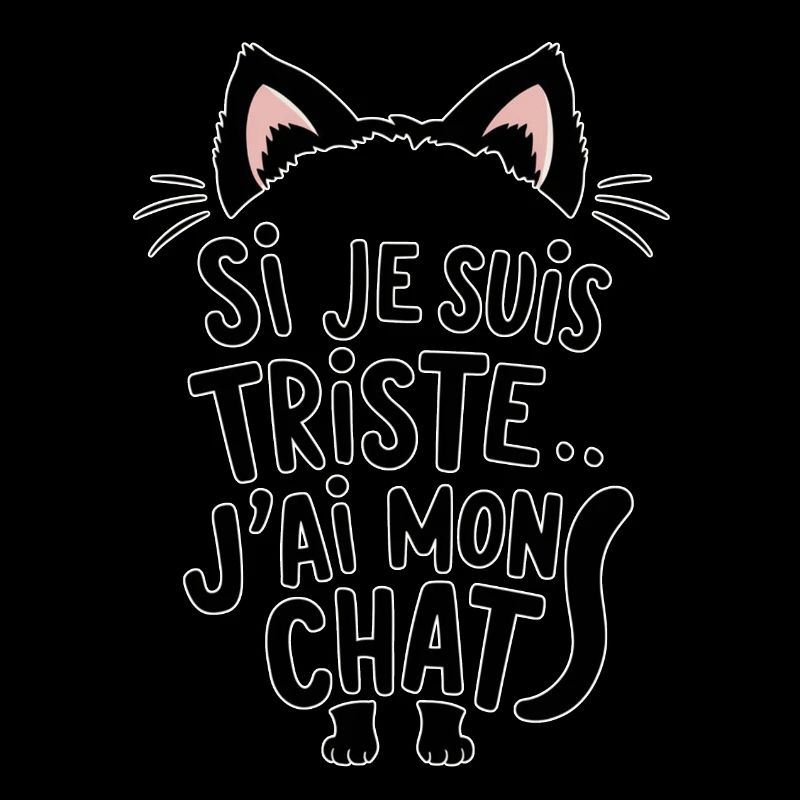 si je suis triste... j'ai mon chat