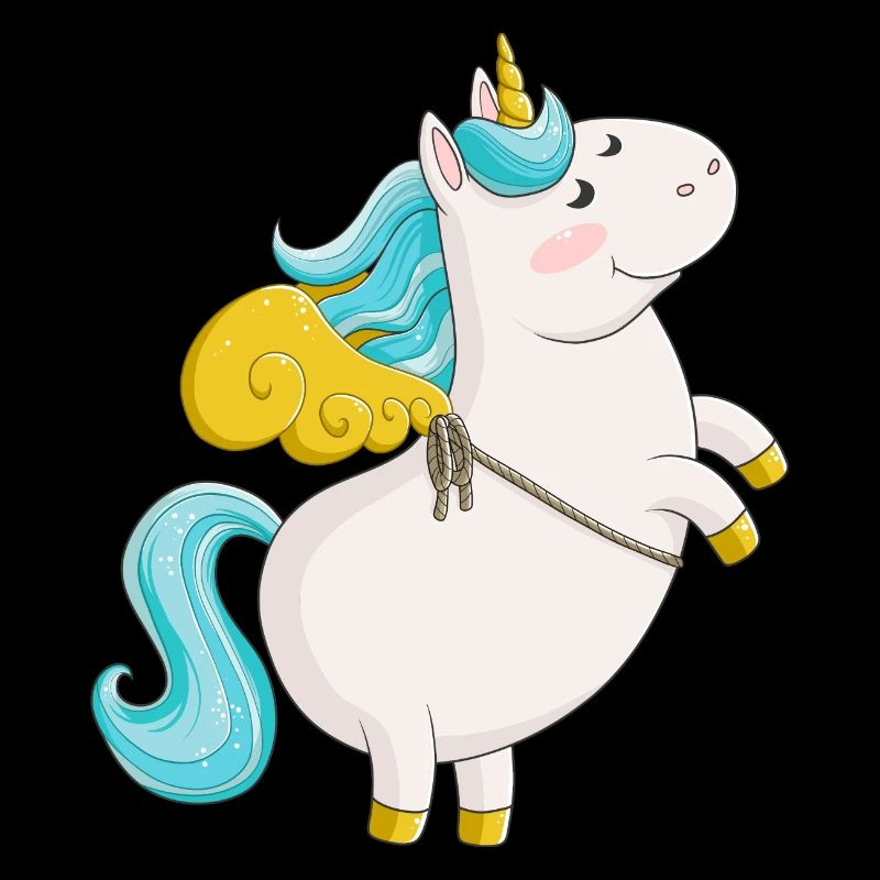 Fliegendes Comic Einhorn