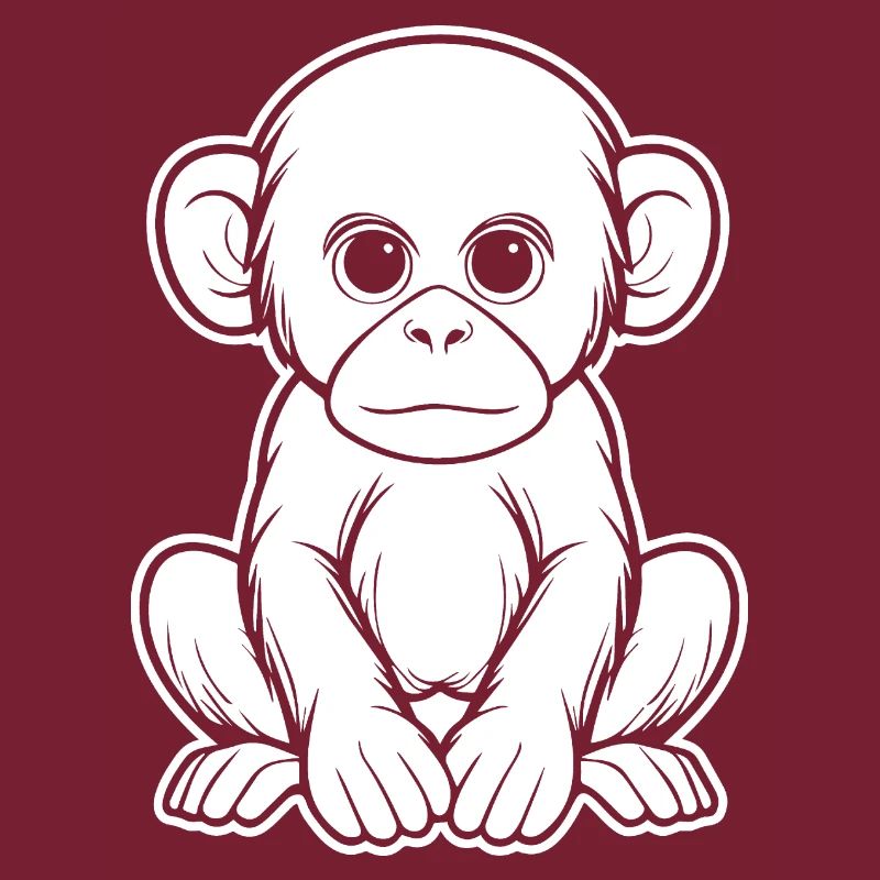 Monkey Monkey Monkey Face Jungle