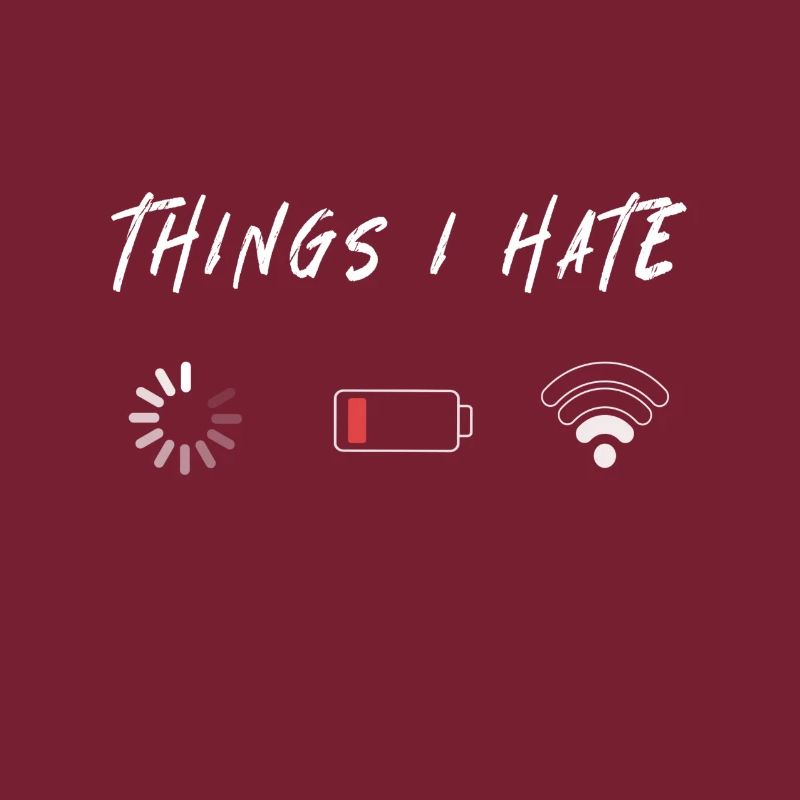 Things I Hate Geschenk für Gamer & Programmierer