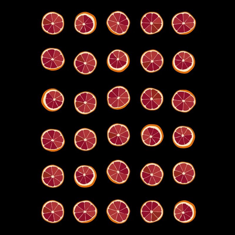 getrocknete Blutorangen