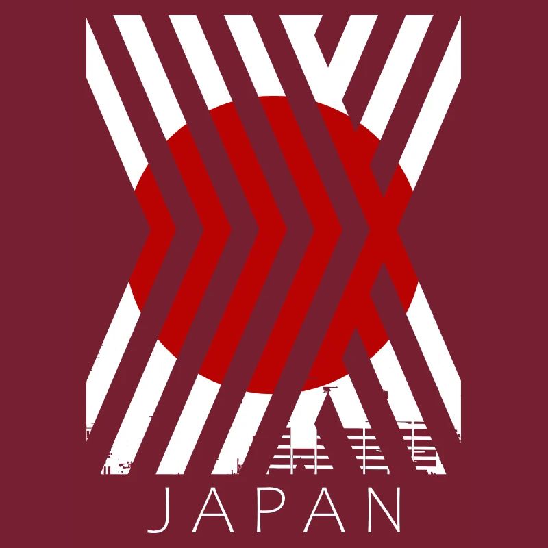 Drapeau du Japon utilisé Look Nihon drapeau japonais